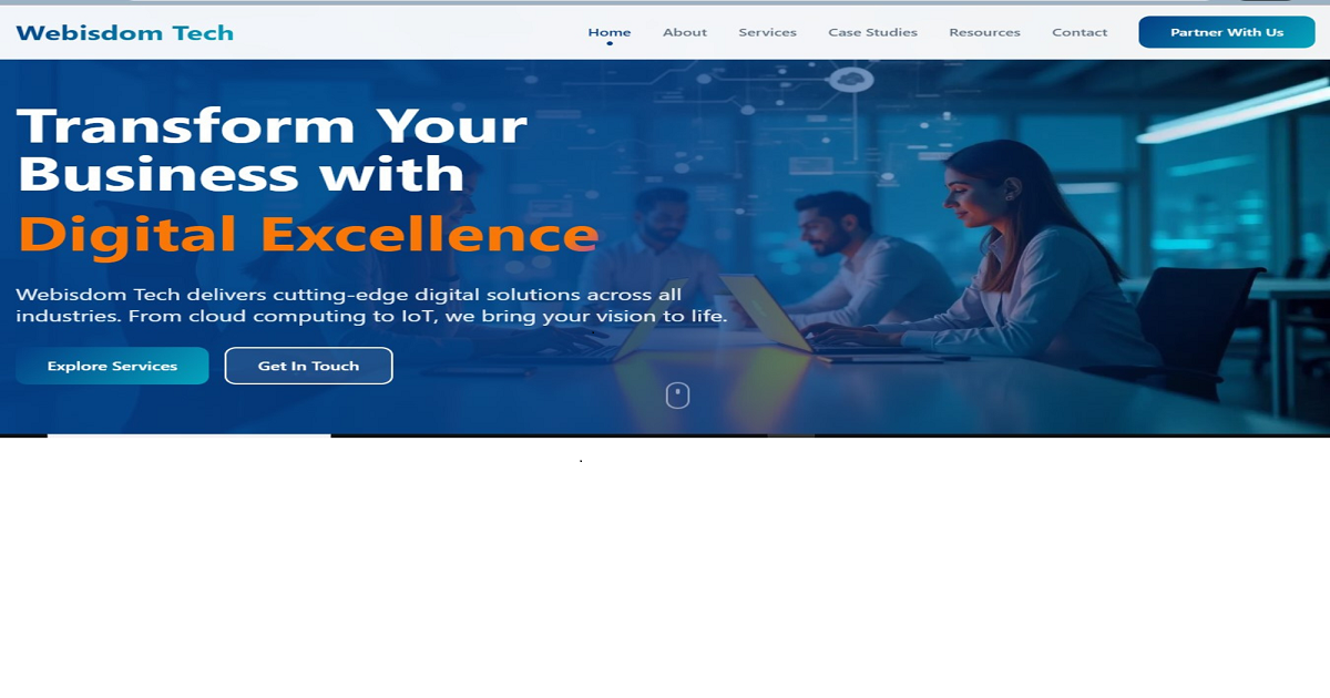 Webisdom Tech - Digital Solutions for All Industries